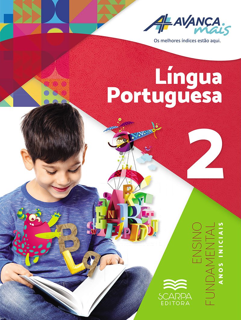 Capa — Avança Mais · Língua Portuguesa · 2º ano