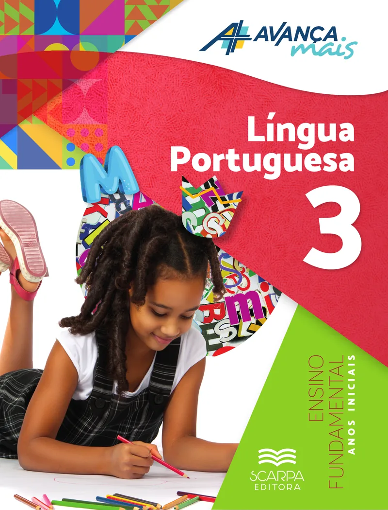 Capa — Avança Mais · Língua Portuguesa · 3º ano