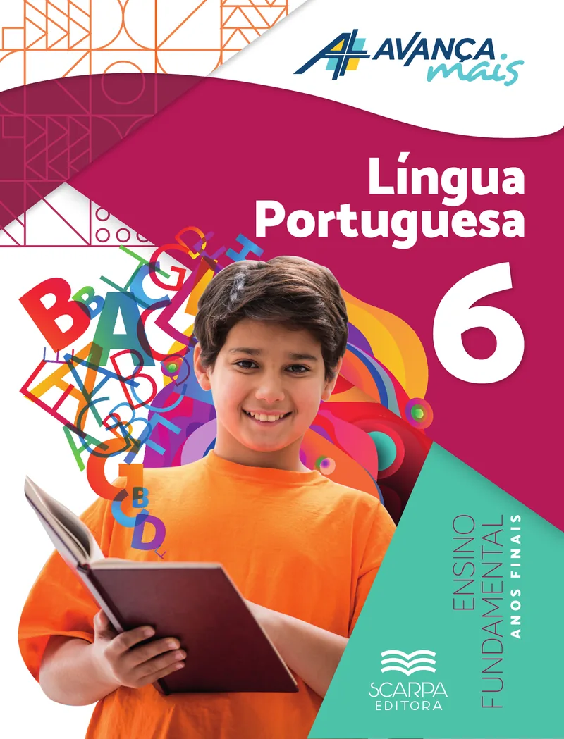Capa — Avança Mais · Língua Portuguesa · 6º ano