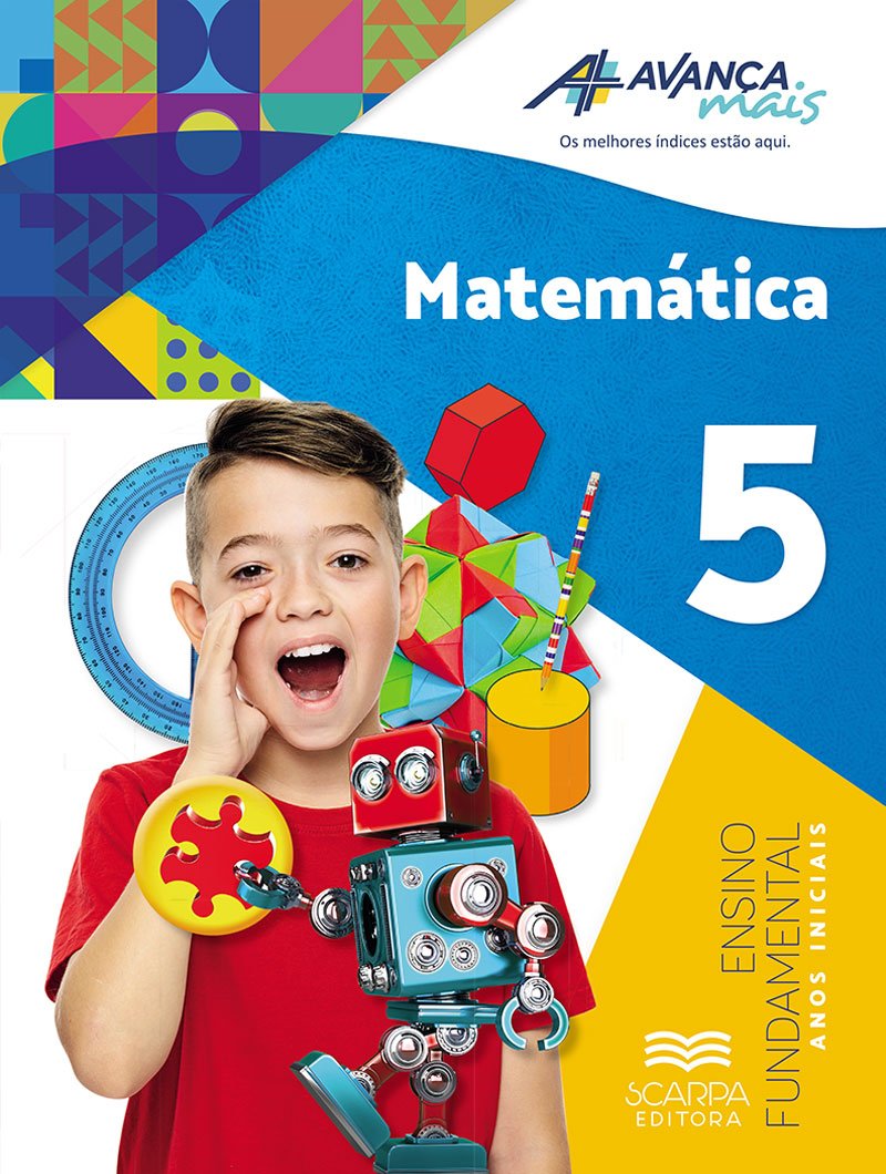 Capa — Avança Mais · Matemática · 5º ano