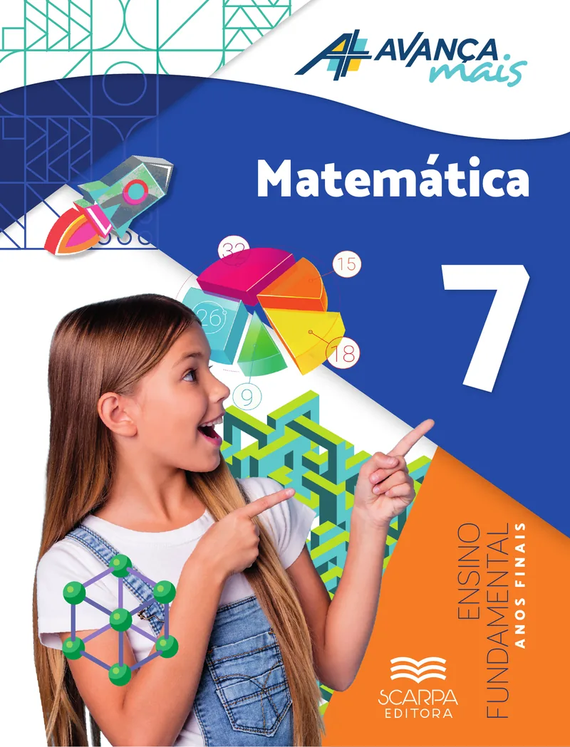Capa — Avança Mais · Matemática · 7º ano