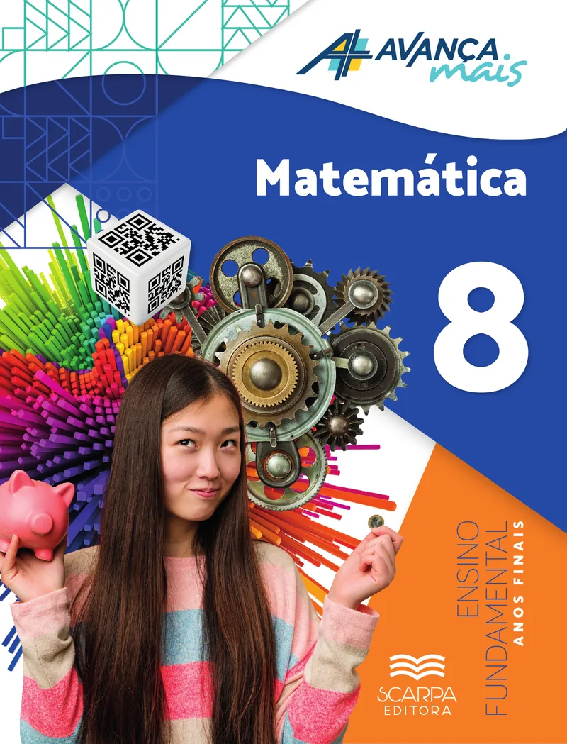 Capa — Avança Mais · Matemática · 8º ano