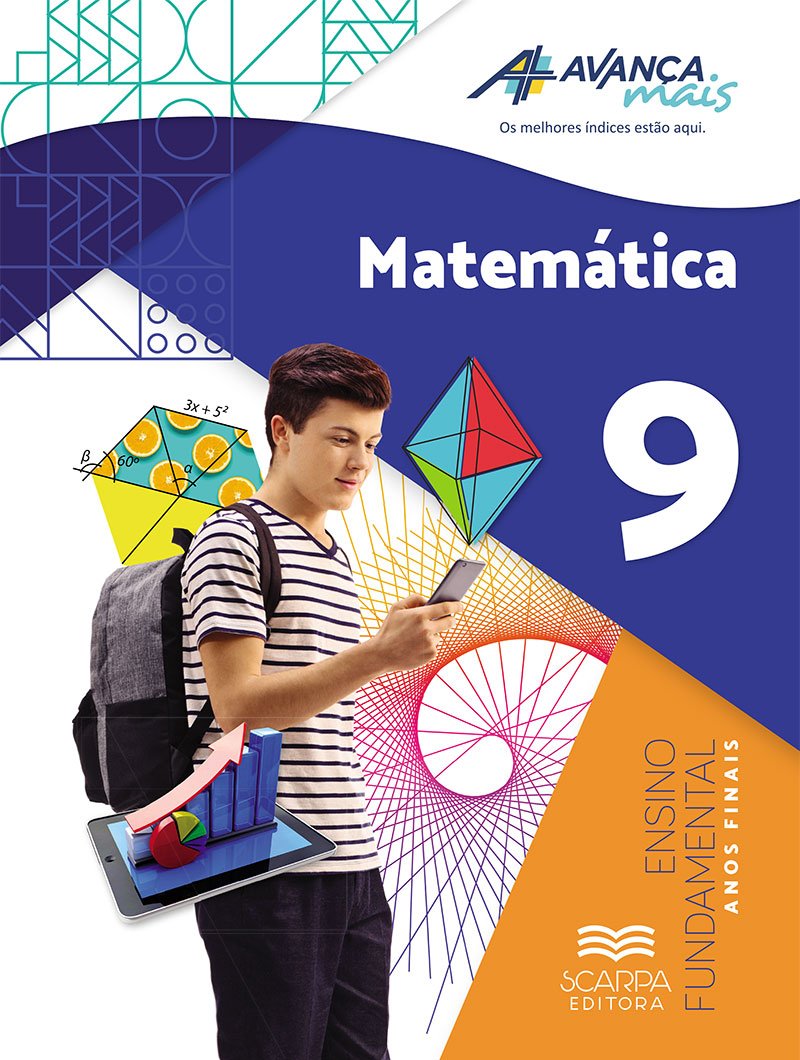Capa — Avança Mais · Matemática · 9º ano