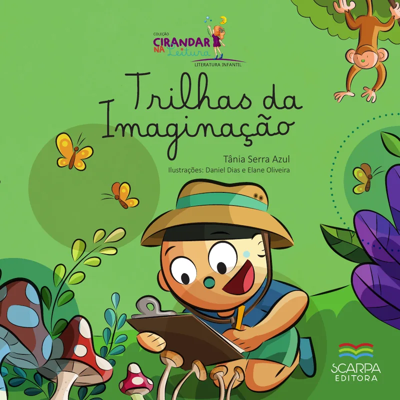 Capa — Cirandar na Leitura · Trilhas da Imaginação