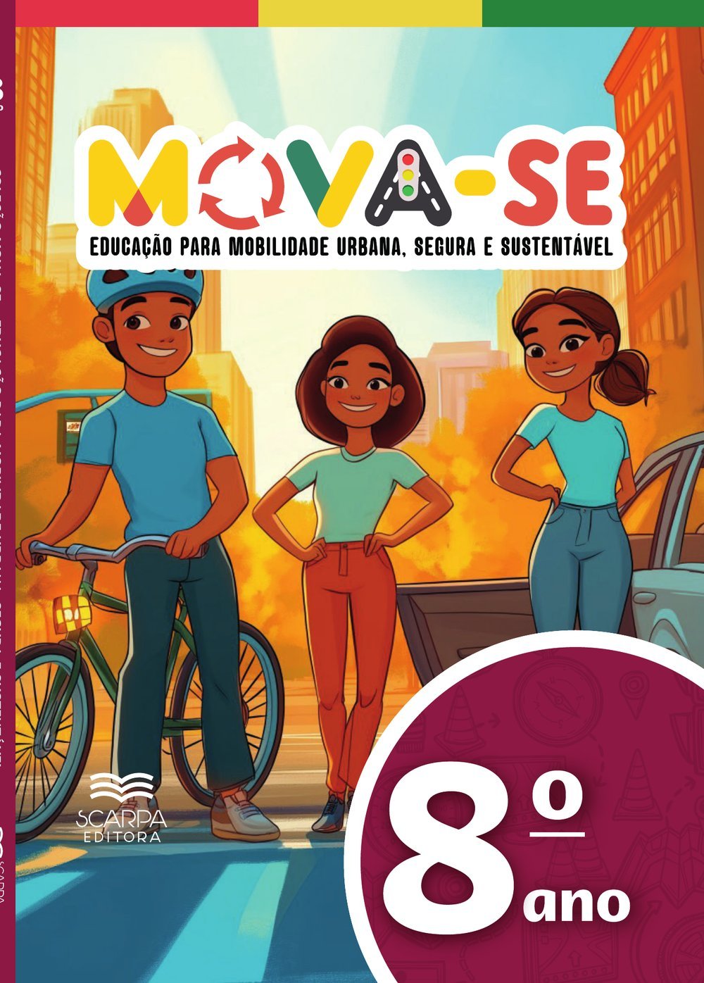 Capa — Mova-se · 8º ano