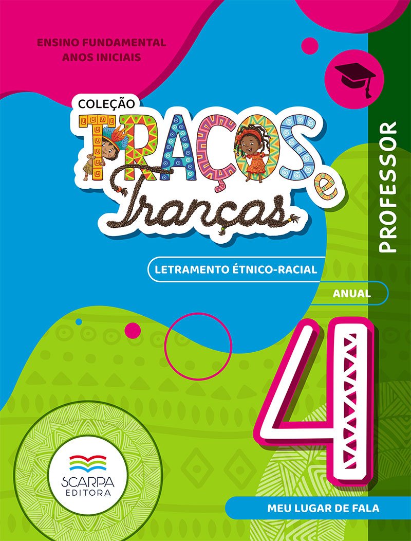 Capa — Traços e Tranças · 4º ano