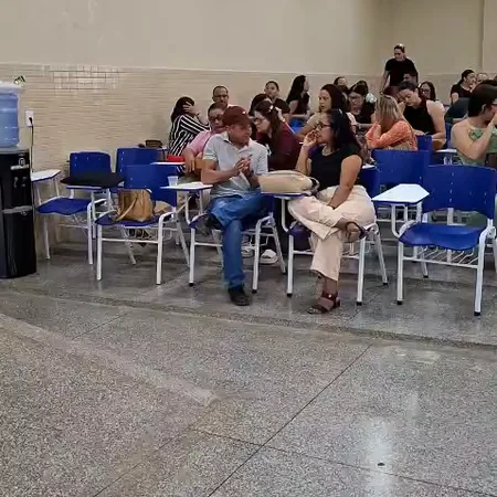 Professores participando da formação em Barra do Corda (MA)