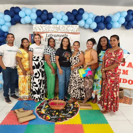 Educadores de Itaipava do Grajaú (MA) no encontro de Letramento Étnico-Racial